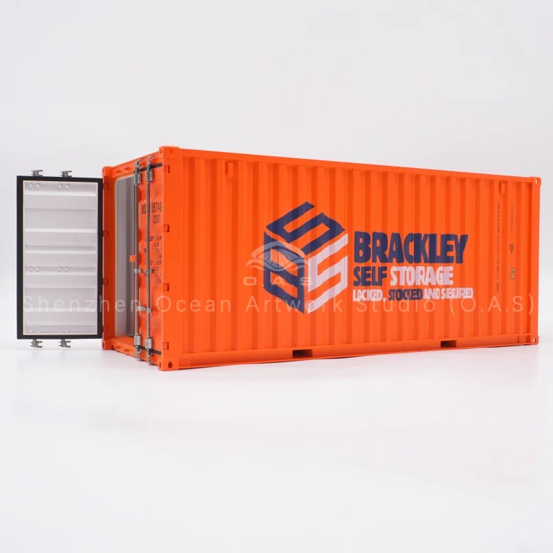 【L】O.A.S Container Model Factory Customized Scale1:20 Crafts Shipping Boxes     BRACKLEY Container Model