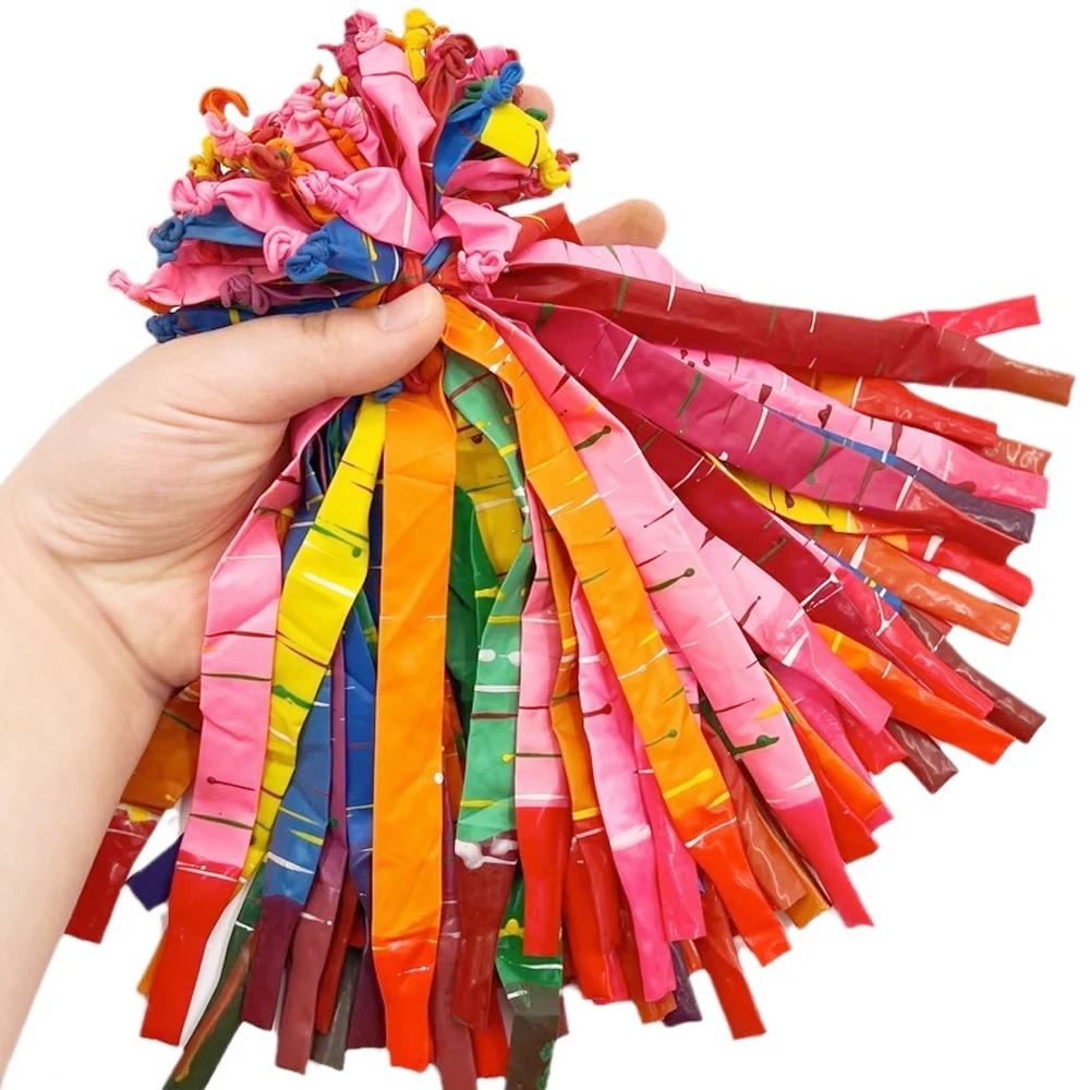 Thickened Rocket Balloons Can Fly with Irregular Elongated Balloons Decoration Children's Toys Colored Rocket Latex Balloons