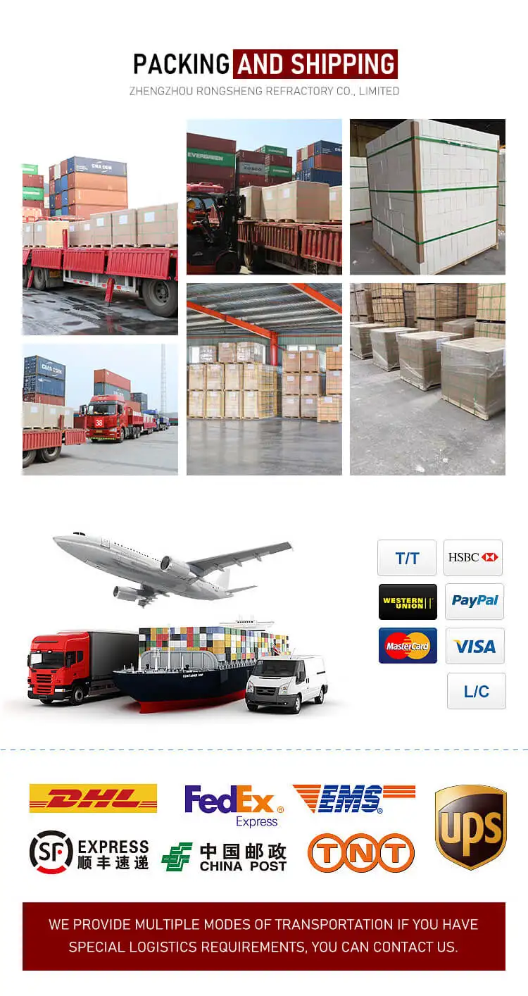 Refractory Refractory Fire Brick SK-32 SK-34 Alumina Bricks 1800 Degree Fire Clay Furnace Bottom Bricks