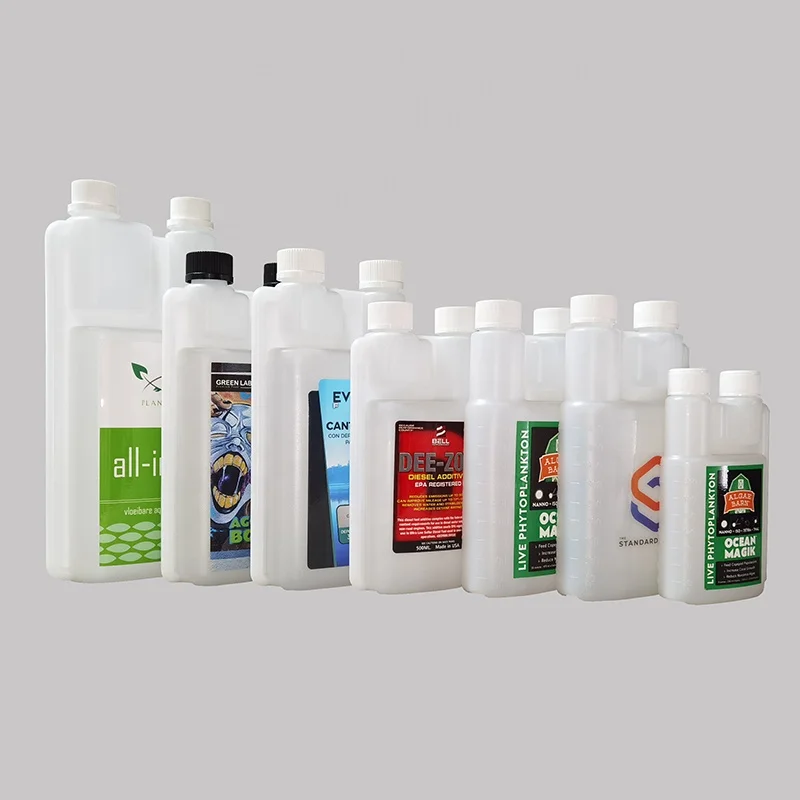 10 oz 300ml HDPE Dual Chamber Plastic Standard Squeeze Bottle for Dosing WHISKY or BRANDY