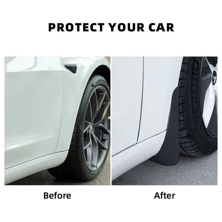 Maremlyn Body Kit Car Fenders Pp Plastic Flap Mudguard Splash Guards