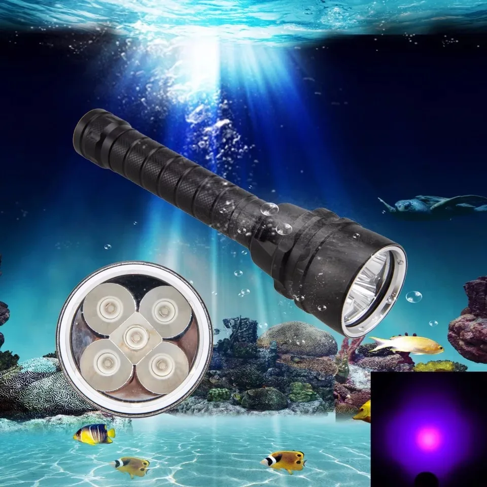 Uv Diving Flashlight Long Range Uv Lighting 15w 365nm Blacklight Diving