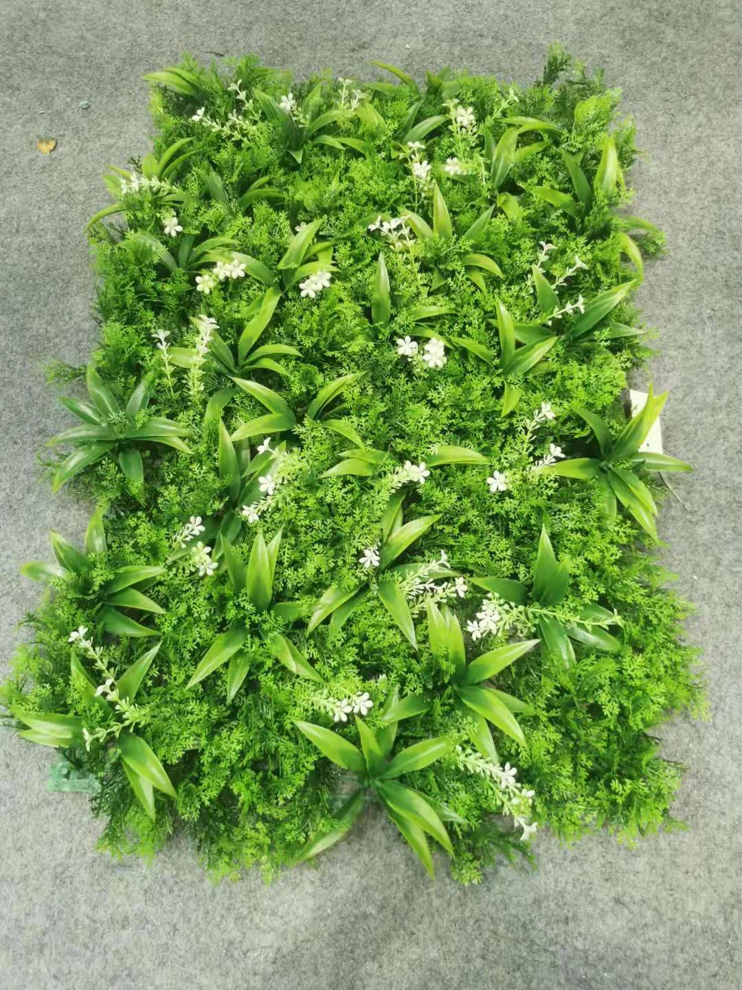 人造绿色墙板塑料绿化植物墙人造草墙背景家庭餐厅室内装饰