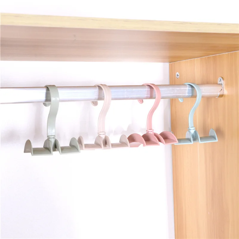 Bag storage rack 360 degrees can rotate the hanger creative tie belt rack hanger clothes novelty hooks details