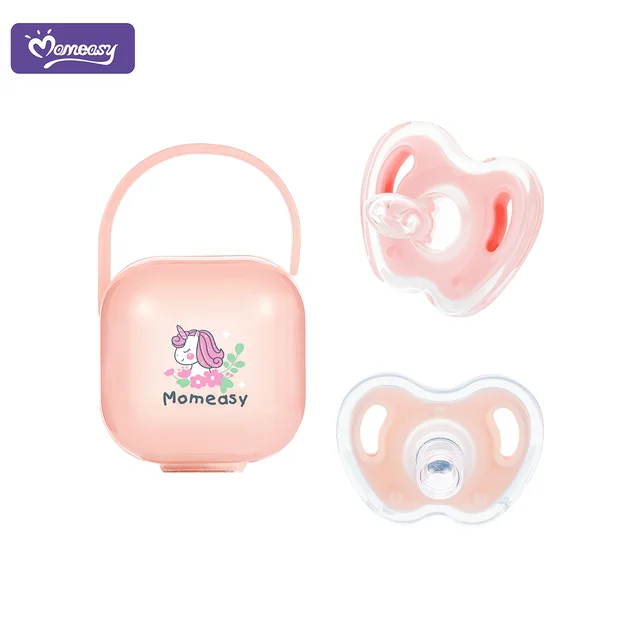 Silicone Pacifiers Bpa Free Baby Pacifiers With Storage Box And Silicone Nipple