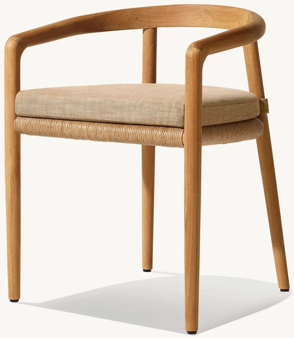 High End Modern Outdoor Furniture Teak Outdoor Dining Chair With