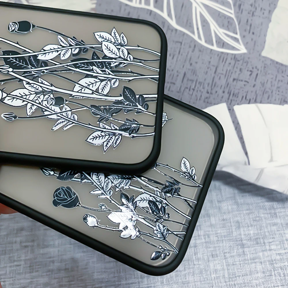 High quality Rose Butterfly Mobile phone Case For iPhone 15 promax