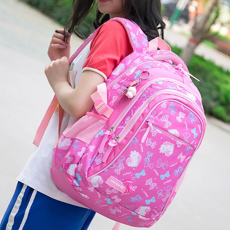 Orthopedic School Bags for Girls Durable Waterproof