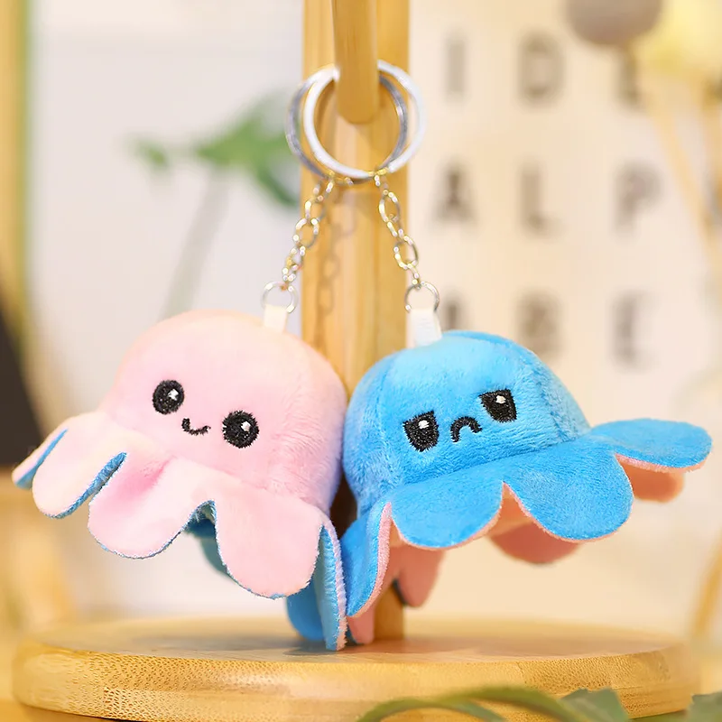 mood changing octopus keyring