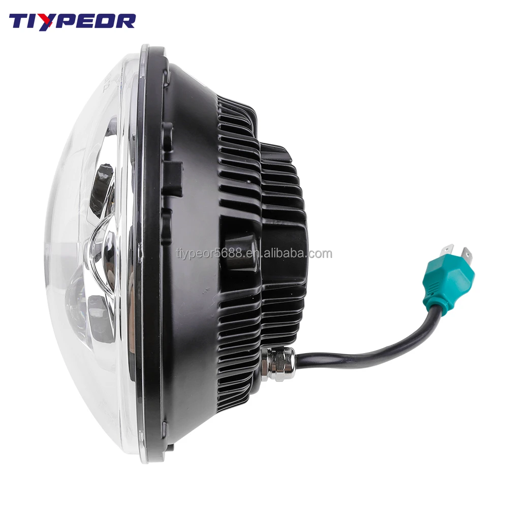 product tiypeor dot e mark 7 inch led headlight for land rover defender 90 110 lighting system accessories for motorcycle headlight830-5