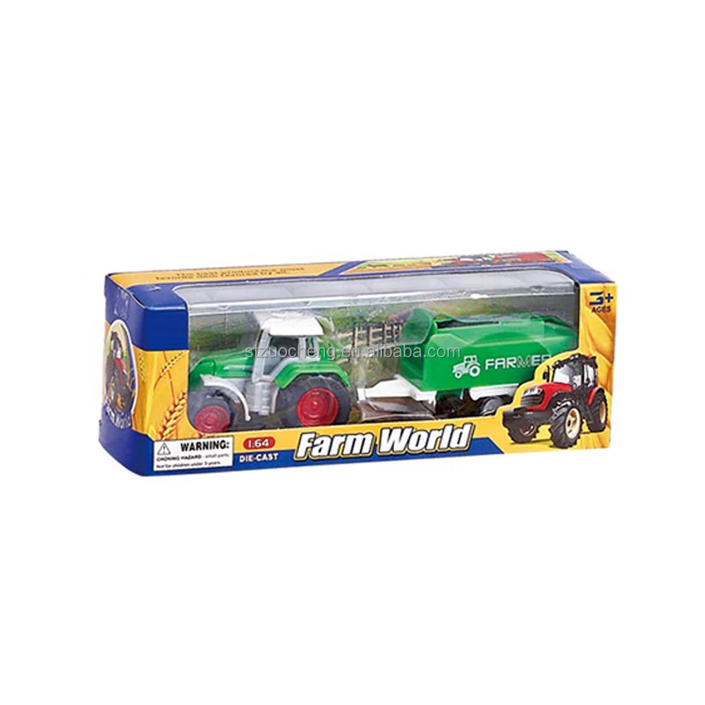 Cheap 4 Style Metal Tractor Farm Toys Sliding Farmer Trailer