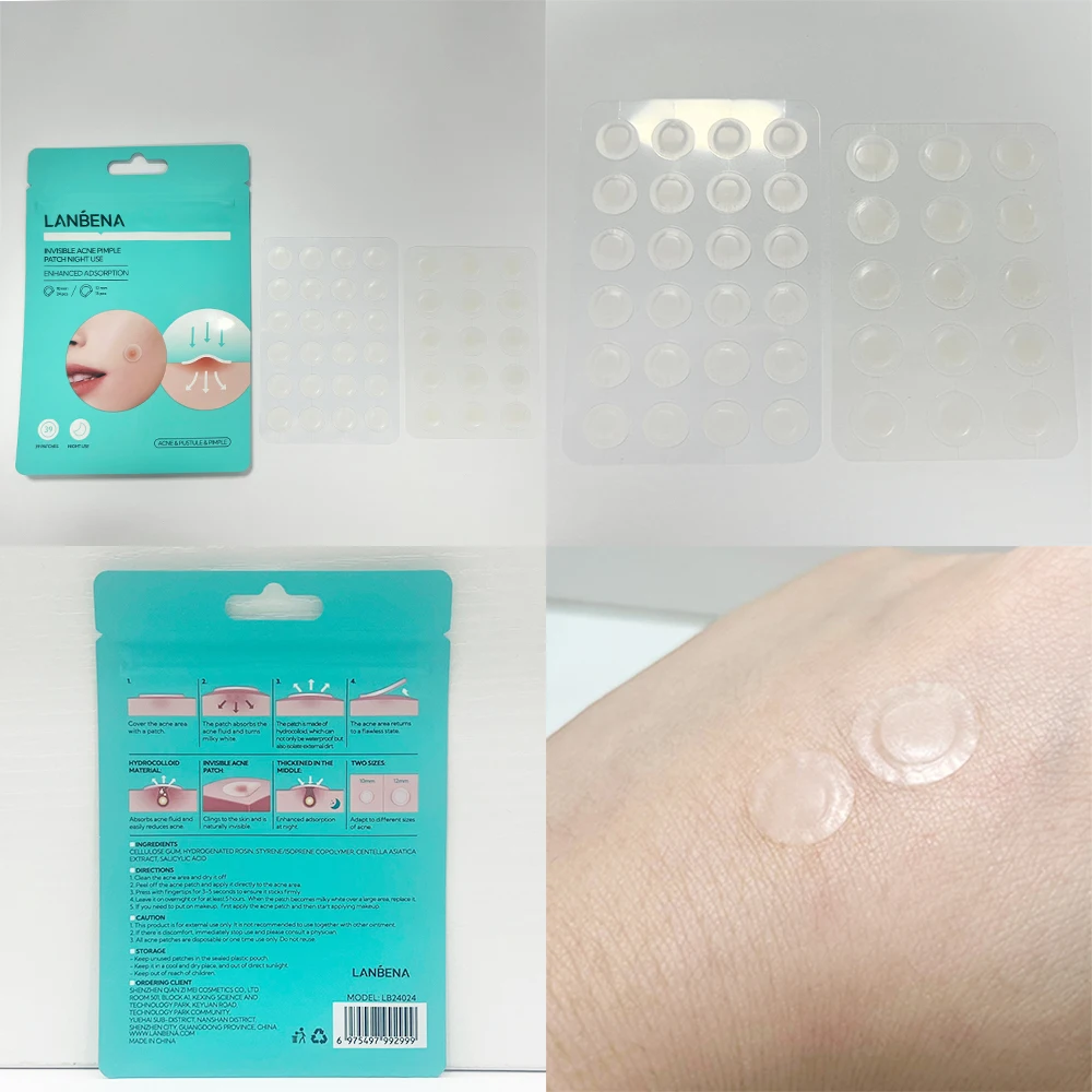 Lanbena  Night Use Private Label Ance Pimple Patch for All Skin Type Hydrocolloid supplier