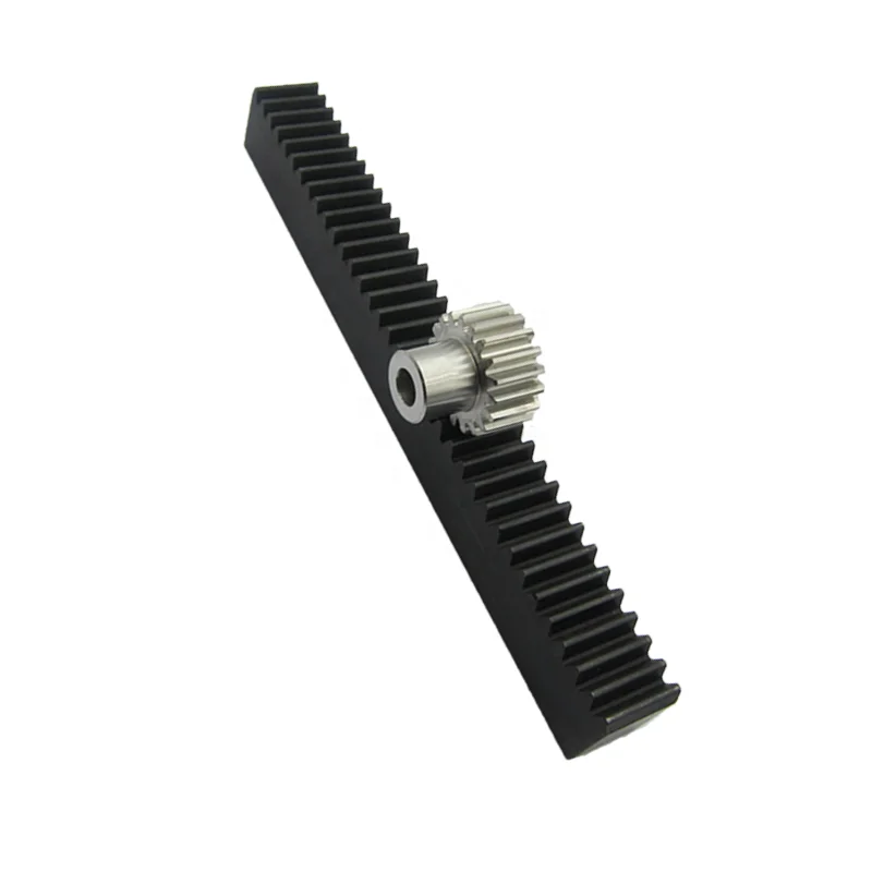 CNC Module 1 Straight Teeth Spur Gear Rack and Gear Pinion