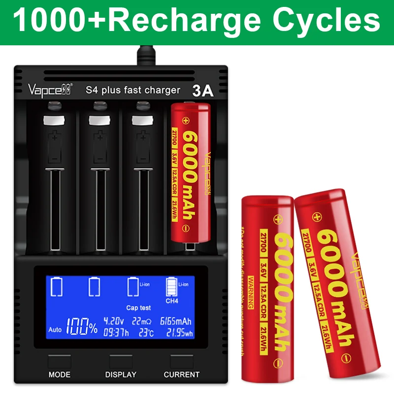 21700 6000mah Vapcell Battery - High Performance & Durability