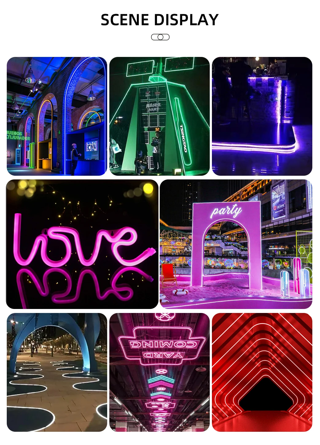 Led Neon Strip Light Manufacturer Rgbic Led Rope Light V Neon Flex