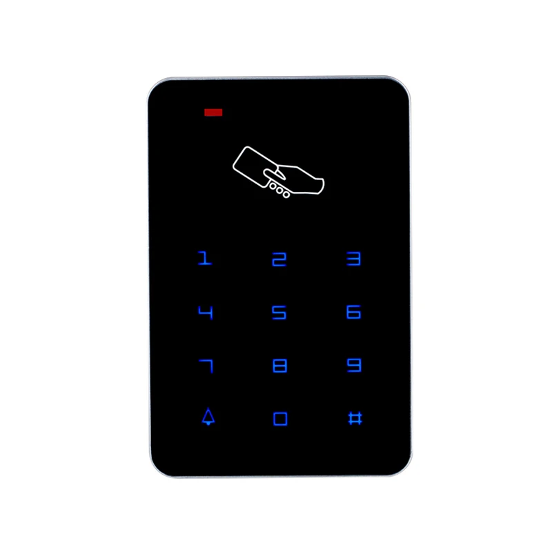 Customizable 1000 Users Key/Touch Screen Password Access Control Reader 125khz/13.56Mhz RFID Single Door With Logo Reset Feature