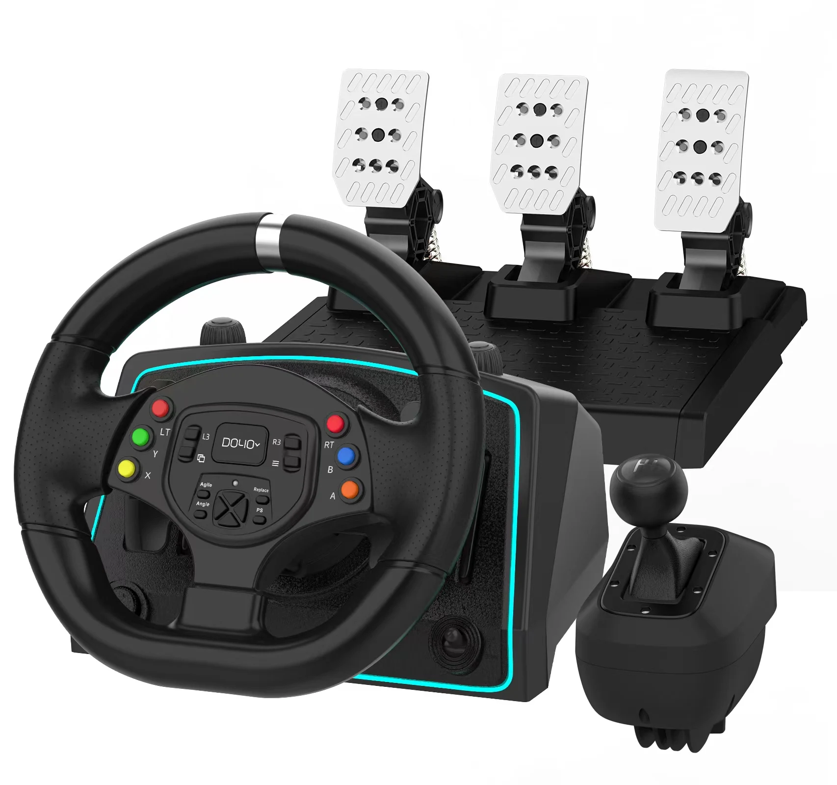 New Product Best Ps4 9-in-1 Gaming Wheel Set 1080 Degree Car Wheel With ...