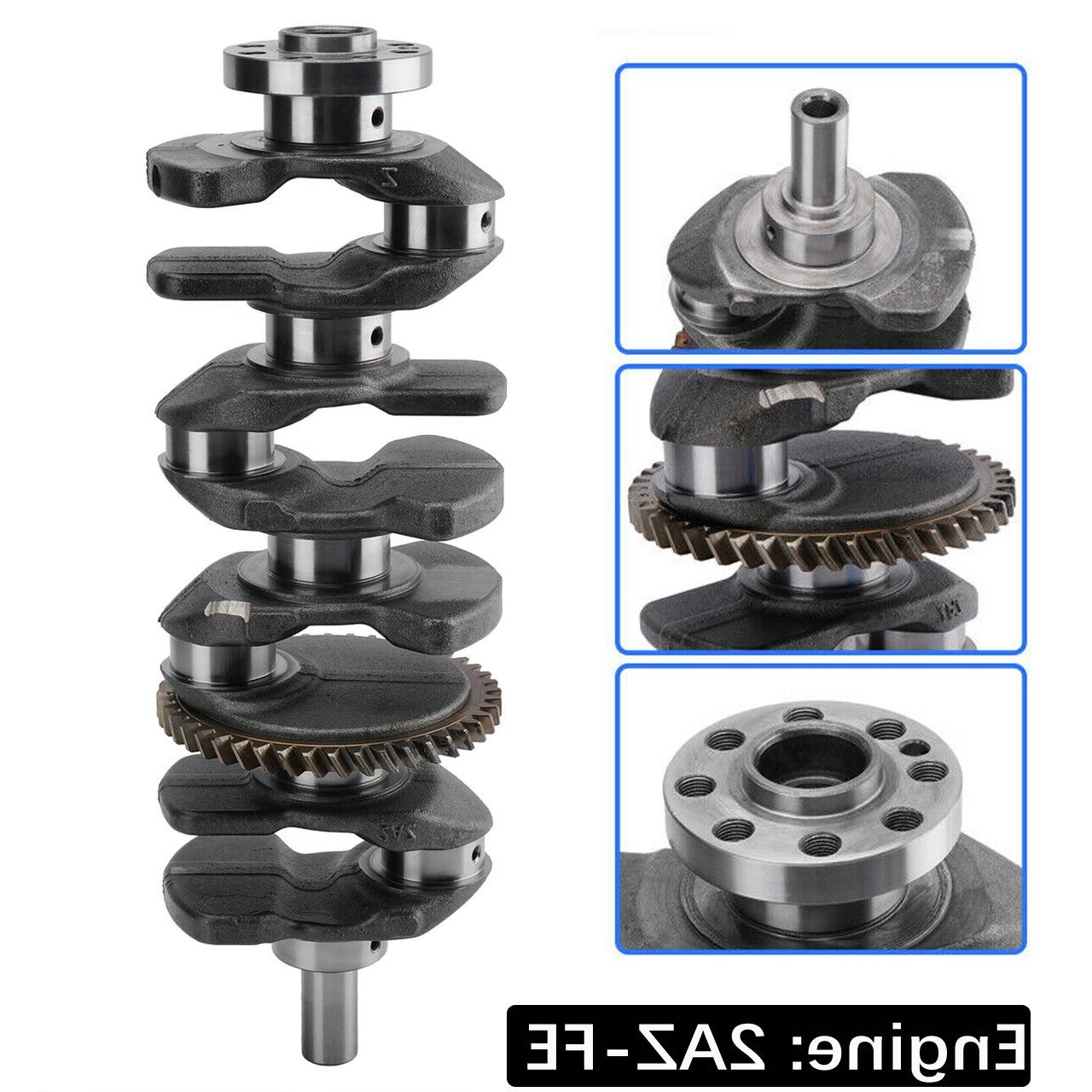 2.4L Crankshaft / Pistons /Con Rods / Bearing For Toyota Camry RAV4 Scion TC XB - Foto 6