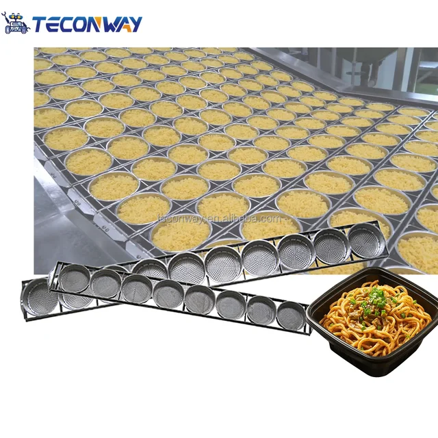 SUS304 CNC Lathed Expert Maker Custom Made Burr-free Ramen Frying Cell for Bag Noodle Production Line