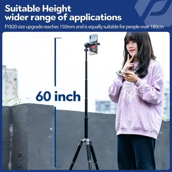 Multifunctional Tripods Vlog Selfie Stick Expanded Length Phone Tripod 360 Panorama Shooting Mini Flexible Tripod detail image