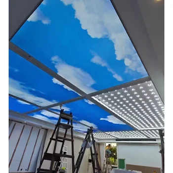 Commercial decorative soft film ceiling sky stretch ceiling film stretch ceiling fabric manufacturer