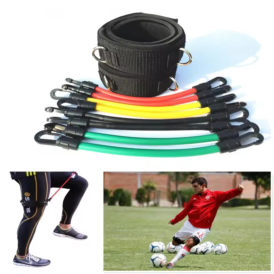 Volleyball Taekwondo Speed Training Leg Exercise Latex Resistance Elastic Rubber Bands Fitness