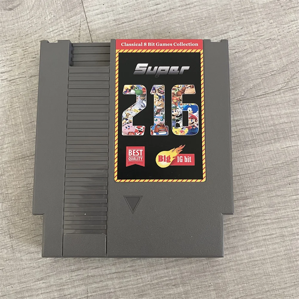 216 in 1 NES Cartridge - Region Free Multi Game Collection
