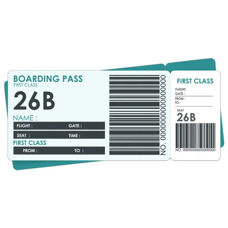 Customizable Direct Thermal Adhesive Stickers for Baggage ID Tags