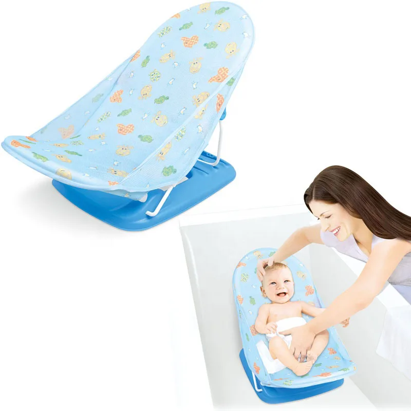 New Born Foldable Mesh Baby Bath Tubs Seat Bucket Set Supplies Chair  Products Bathing Baby Bathtub Basin Set Tub for Baby