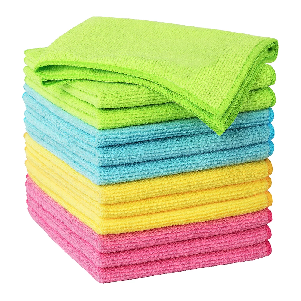 Microfiber Cleaning Cloths Polishing Car Microfiber Cloth Towel Microfiber Glass Cleaning Cloth