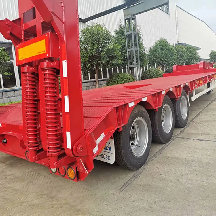 professional brand low bed container flatbed container truck