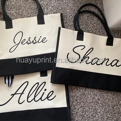 Red Christmas Decorations Gifts Canvas Multi-Colorful Shoulder Tote Bag High Aesthetic Value Waterproof Storage Travel supplier