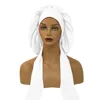 Pure white headwrap
