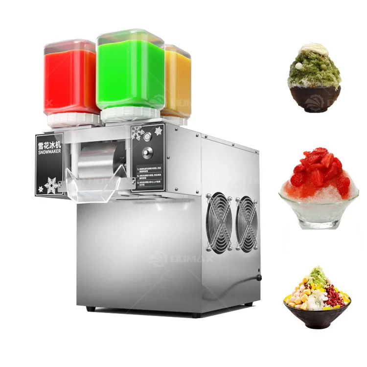 Air-Cooled Snow White Soft Snowflake Ice Cream Machine for
