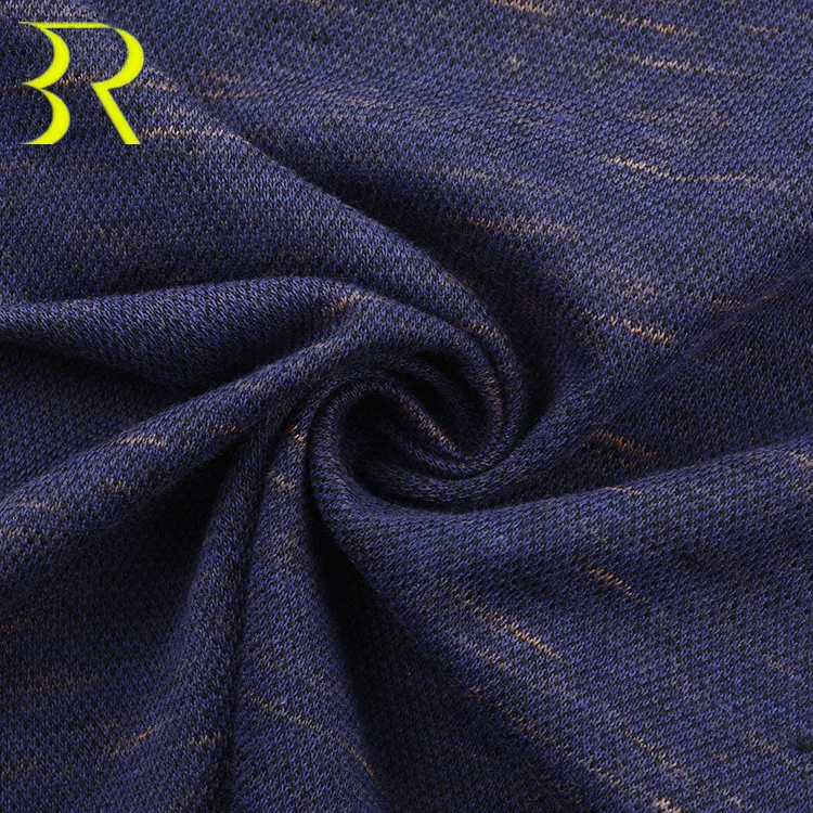 Шаосин текстильной новая мода красочные волокна Постельное белье из хлопка и полиэстера для вязания ткани для пальто