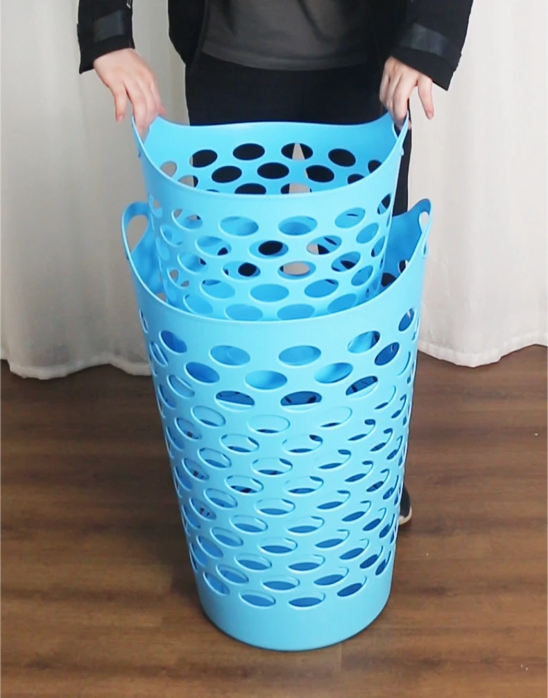Wholesale Plastic Laundry Basket Customized Household Laundry Storage