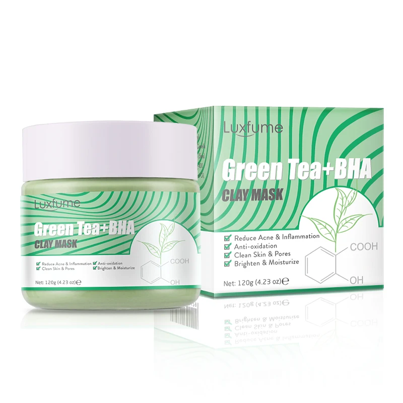 Антиокислительная маска с салициловой кислотой для уменьшения воспаления и уменьшения акне, зеленого чая