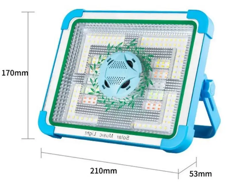COYOLED RGB Camping Smart Control Led Flood Light Emergency Portable Solar Lights Rechargeable Outdoor Spot Light