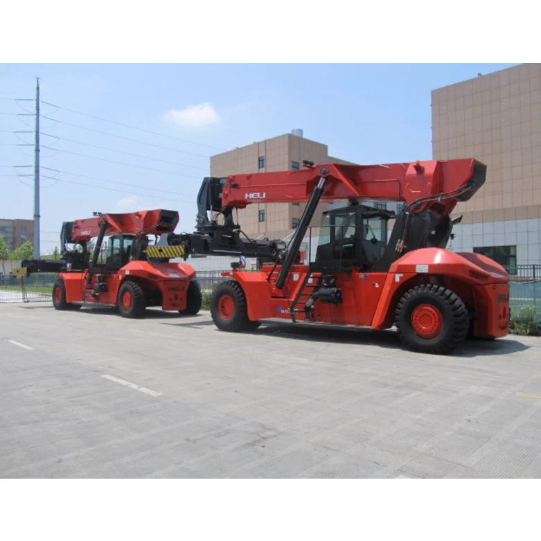 Good Performance Power Reach Stacker Heli 45Ton Container Reach Stacker