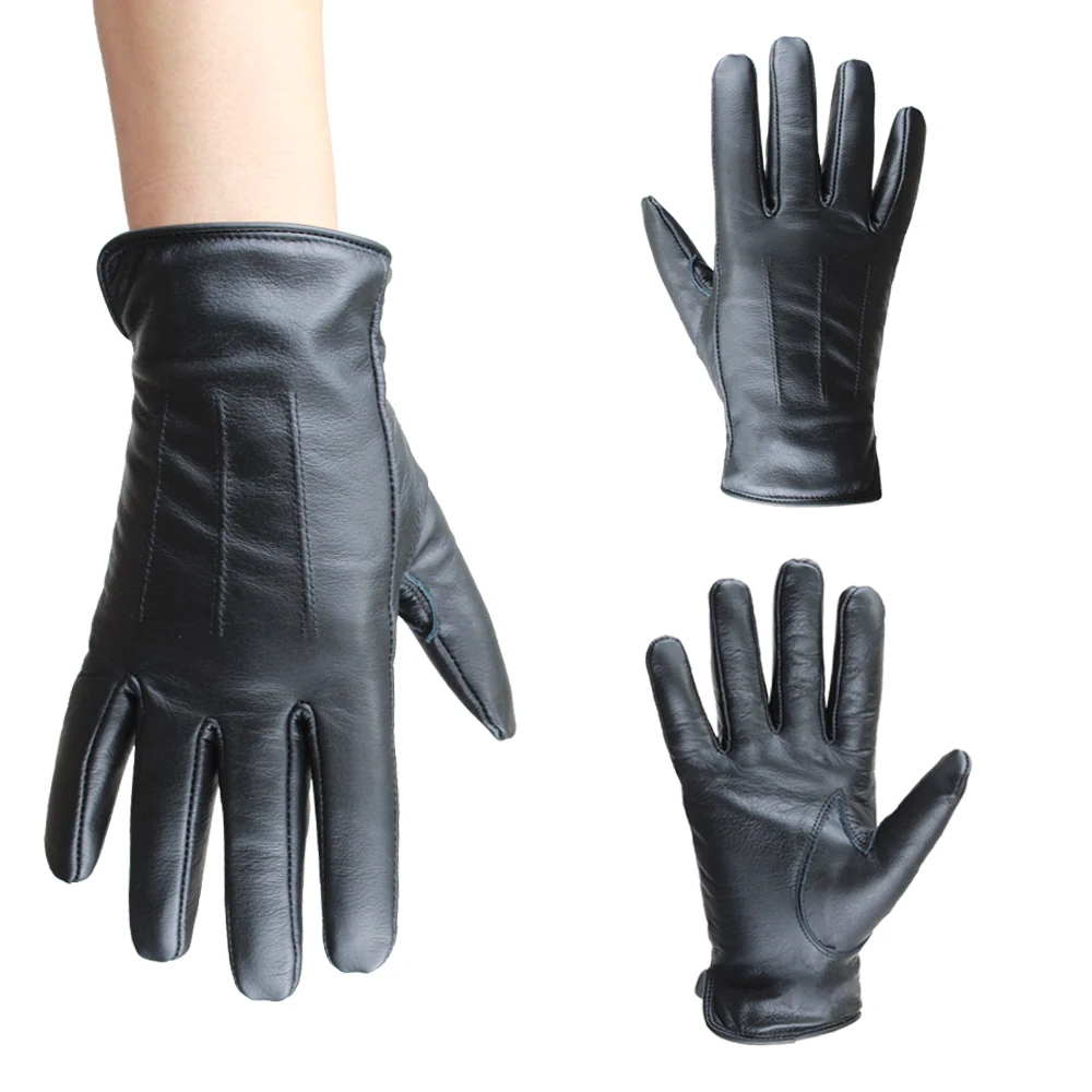 Перчатки мужские и женские из натуральной кожи с сенсорным экраном