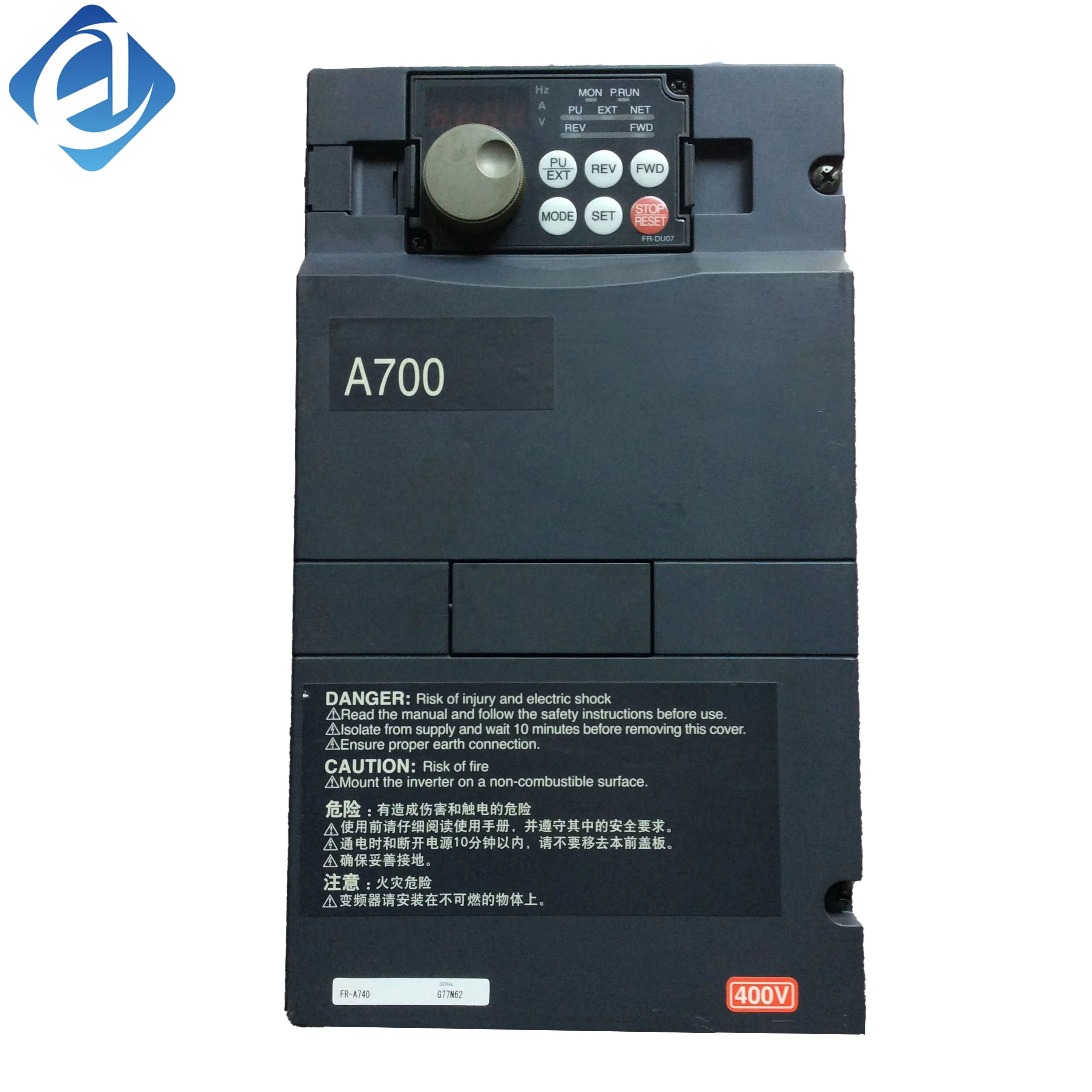 New Original FR-A740-2.2KW FR-A740 series three-phase inverter. 2.2KW rated power, excellent speed regulation performance, applied for motor drive 