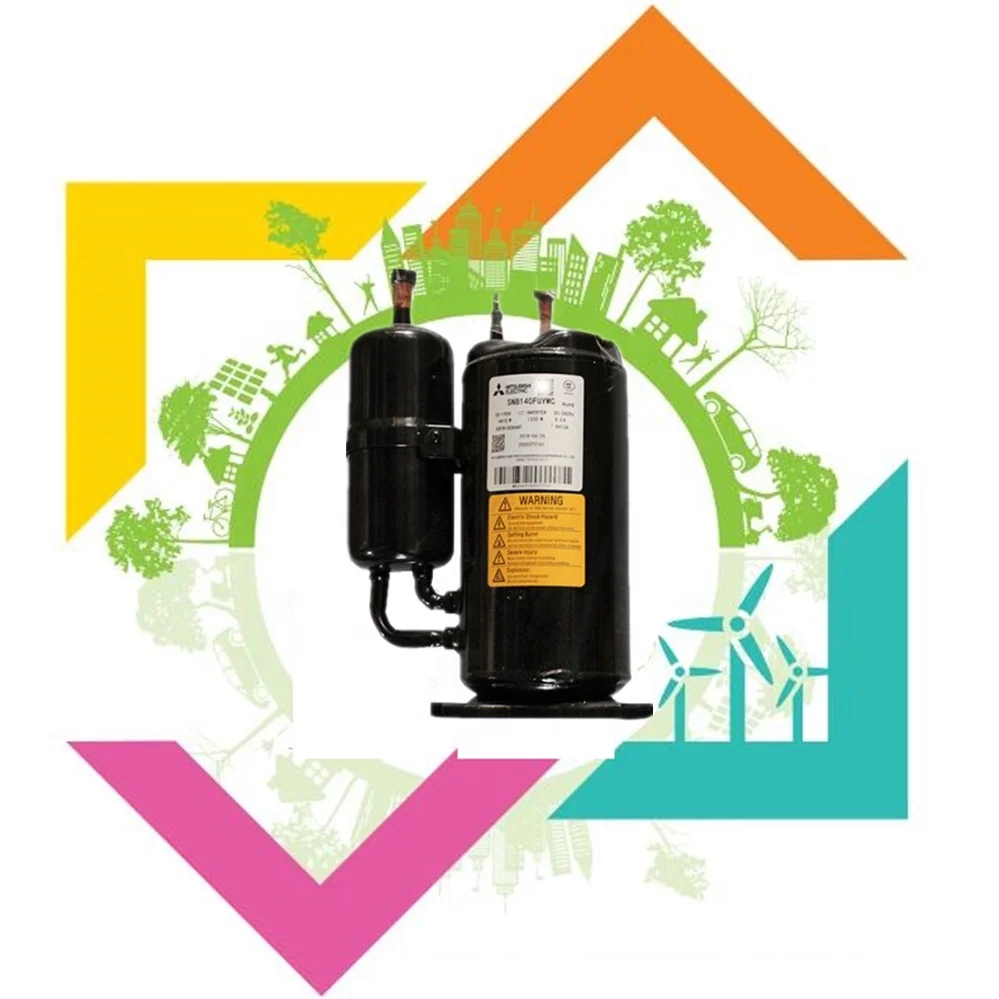 SNB130FGBMT SIAM Mitsubishi R410A Rotary Compressor for Efficient