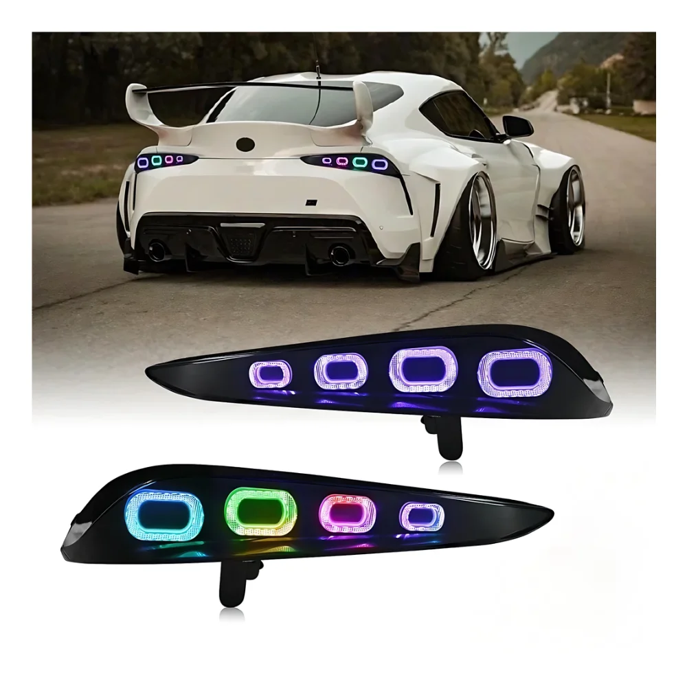 GR Supra A90 A91 Rgb 2020-2024 Car LED Taillights DRL Brake Turn Signal Lamp Plug And Play