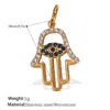 Pj316crg pendente in oro con diamanti colorati