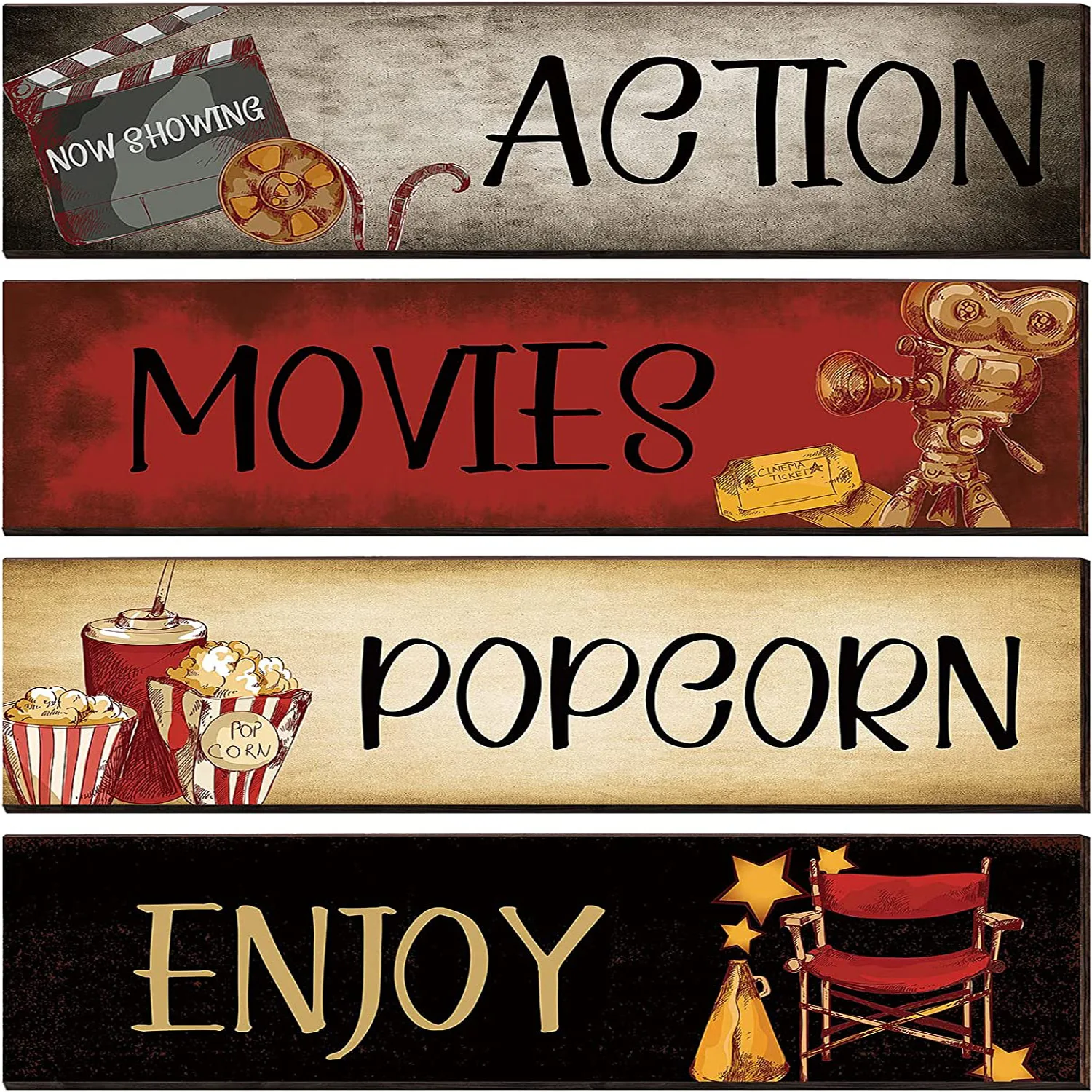 Wood Decorative Traffic Signs Craft Sign For Decoration Hanging Wall