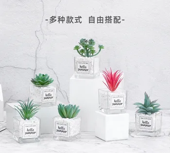 hotsale mini succulent plants bonsai potted succulents artificial plant