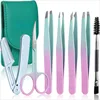 Green seven-piece set