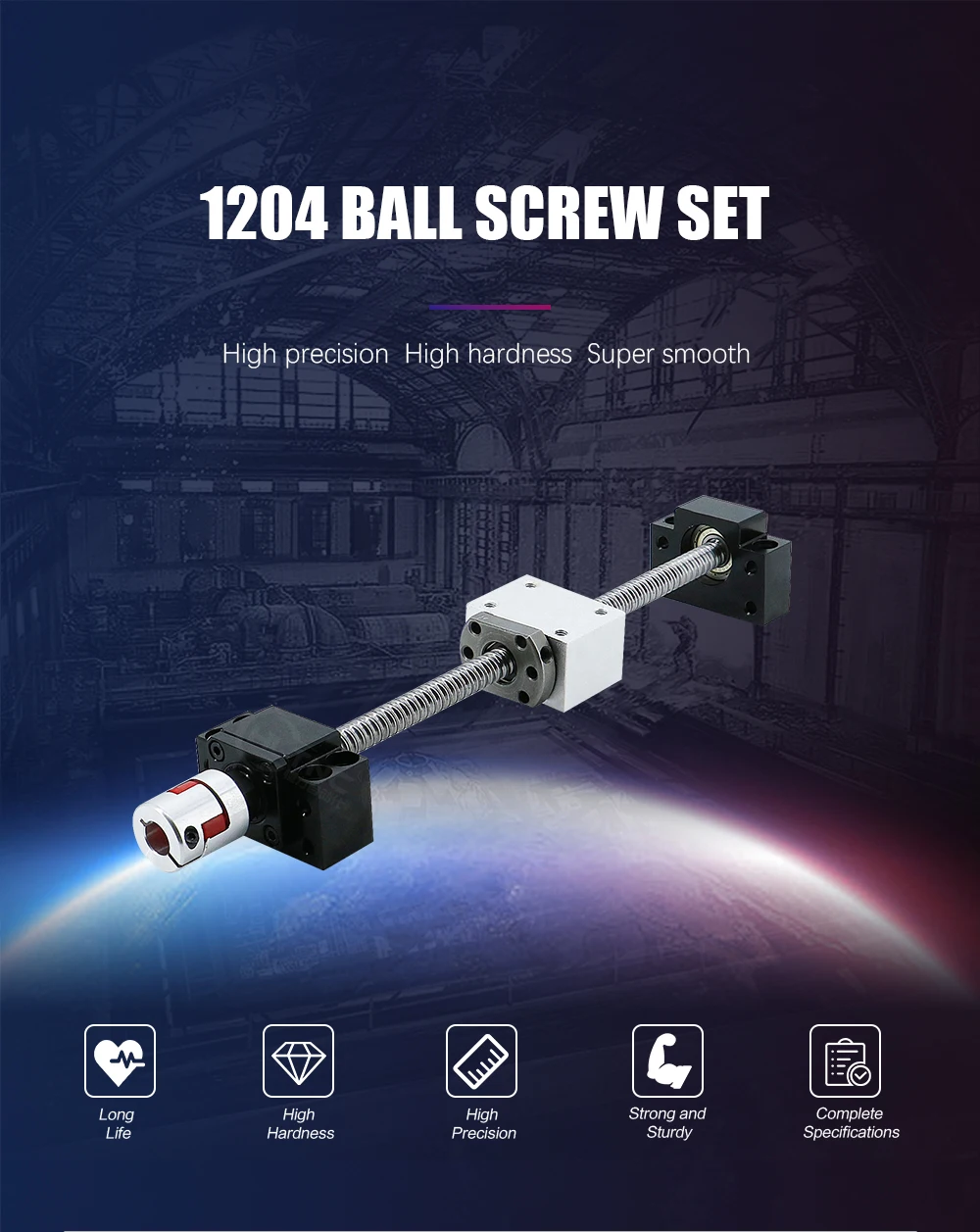 Factory Supply Competitive Price C7 Precision Sfu1605 Rolled Ball Screw