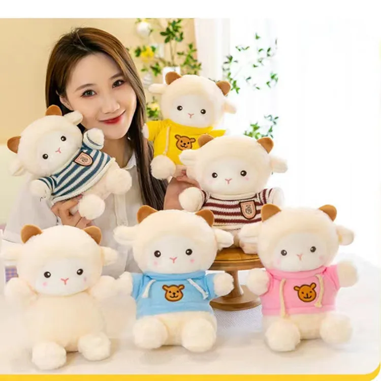 Hot Selling Stuffed Animal Toys Kawaii Sheep Plush Kid's Toys Baby
