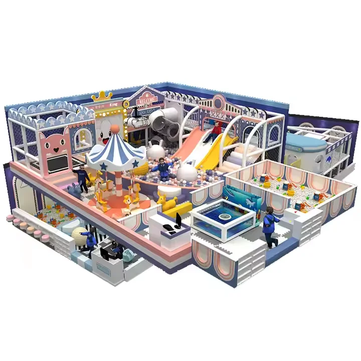 Large Size Amusement Park Kids Games Playground Indoors Safe Soft